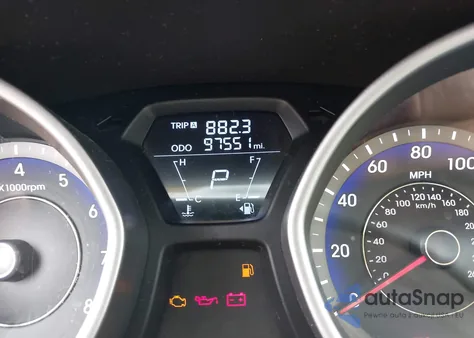 2012 Hyundai Elantra Gls (Ulsan Plant) from USA, damaged, VIN KMHDH4AE3CU454201